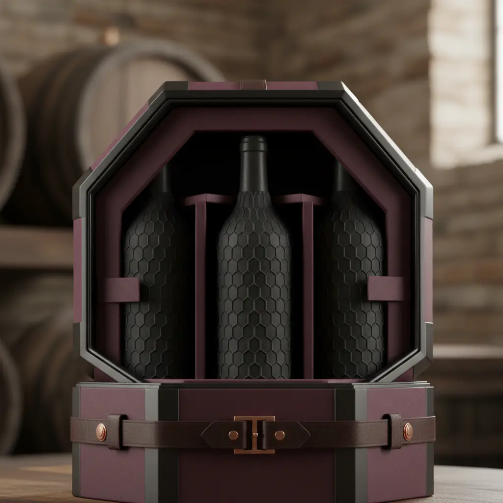 Secure wine delivery packaging
